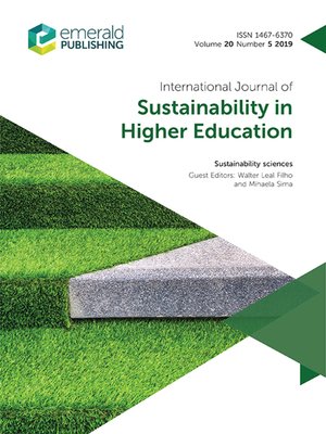 cover image of International Journal of Sustainability in Higher Education, Volume 20, Number 5